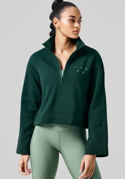 Sale Comfy Half Zip Sweater - Gensere