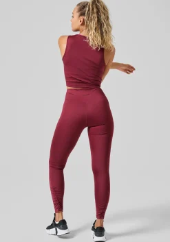Outlet Crease High Waist Tights - Tights