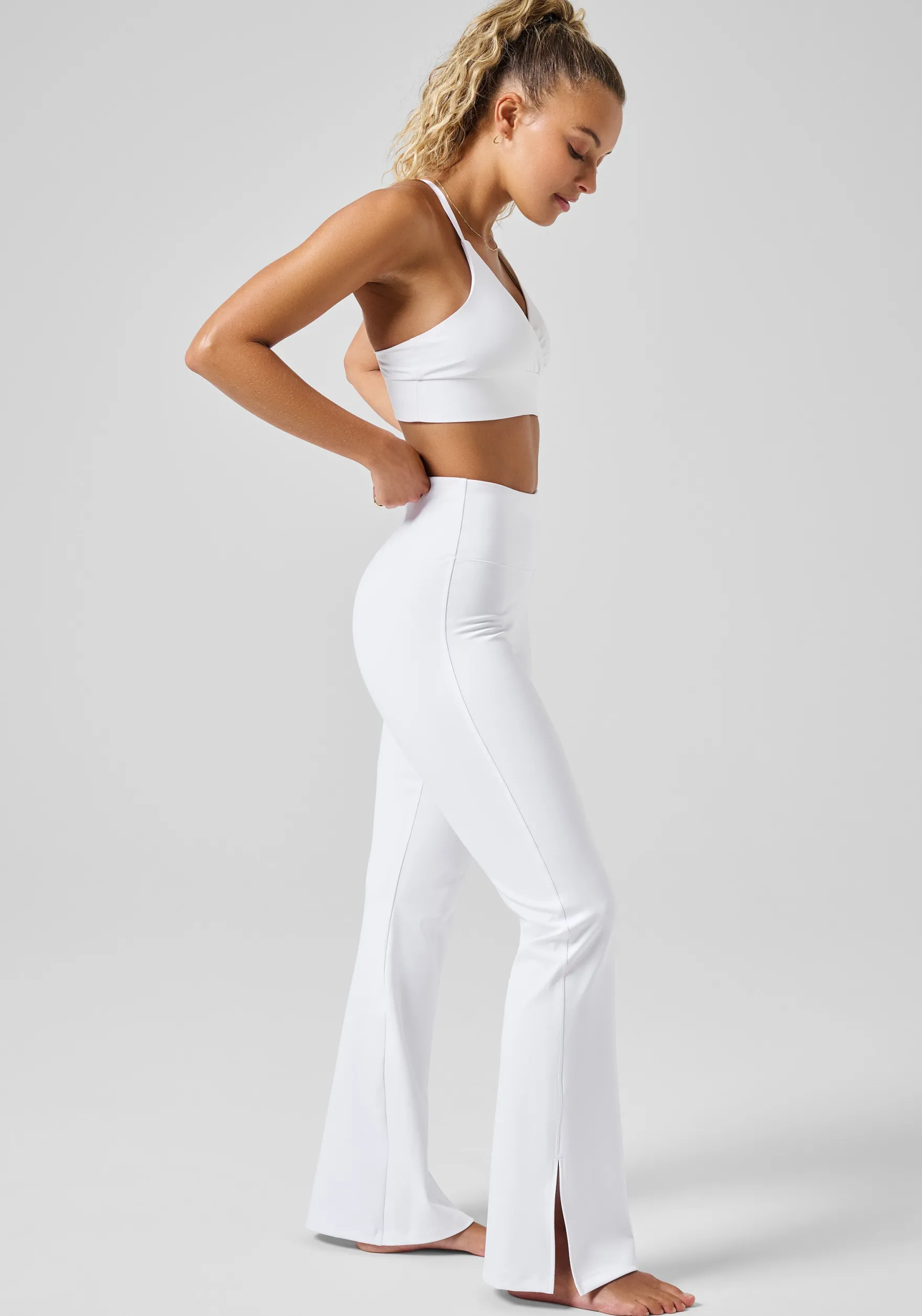 Hot Grace Flare Slit Pant - Flare Pants|Treningsbukser