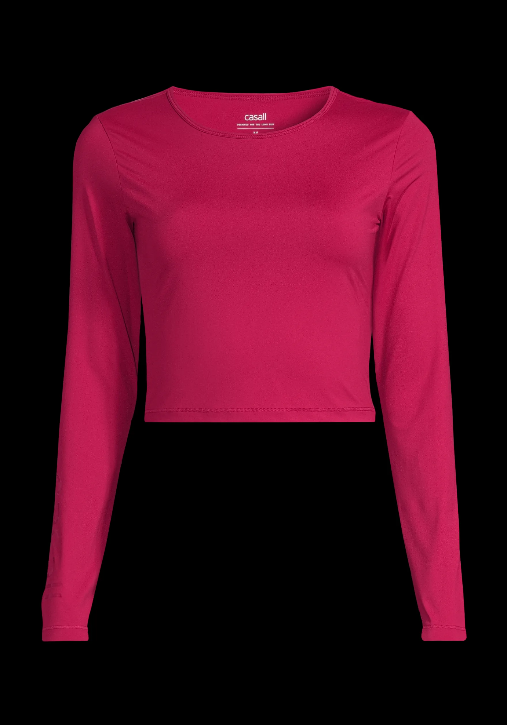 Discount Graphic Crop Long Sleeve - Gensere|Crop Tops
