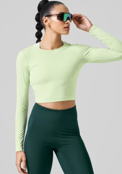 Graphic Crop Long Sleeve - Gensere|Crop Tops