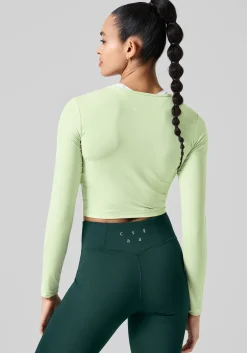 Graphic Crop Long Sleeve - Gensere|Crop Tops