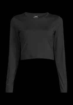 Online Graphic Crop Long Sleeve - Gensere|Crop Tops