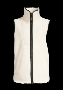 Discount High Collar Pile Vest - Singleter