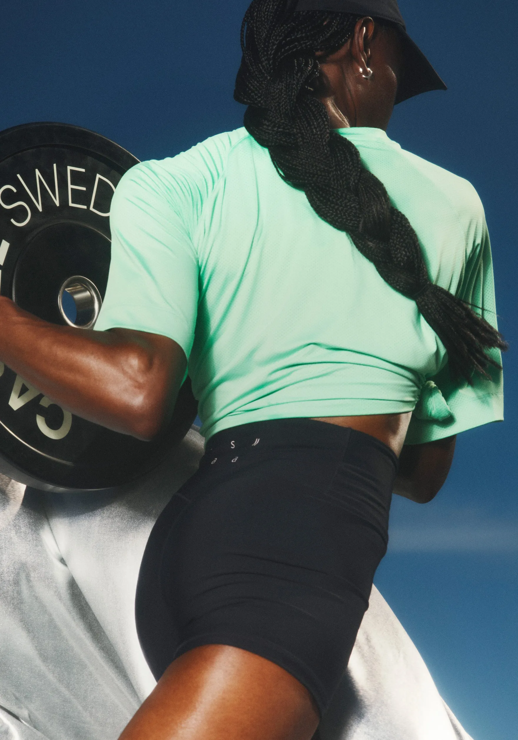 Sale Laser Mesh Crop Tee - Crop Tops|T-Skjorter