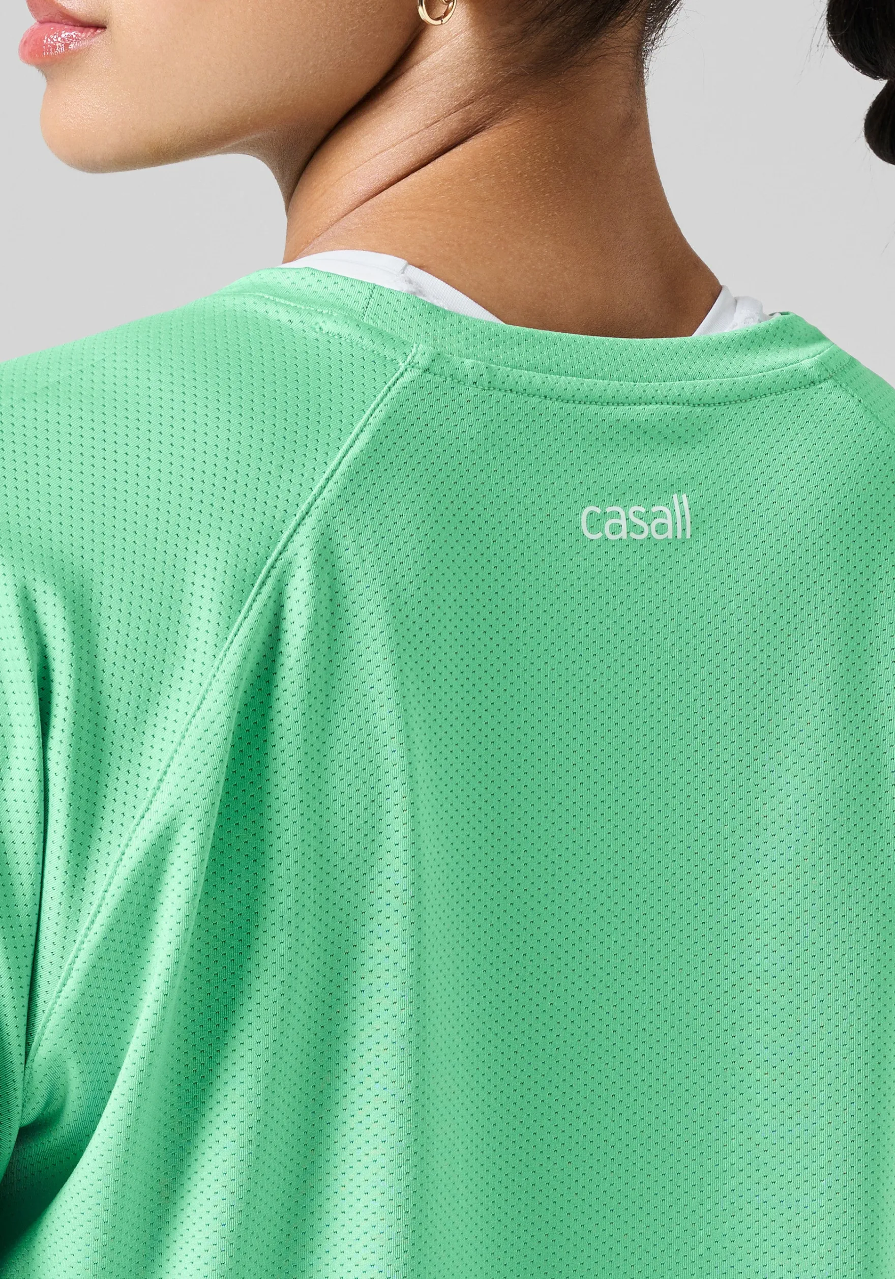 Sale Laser Mesh Crop Tee - Crop Tops|T-Skjorter