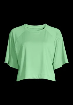 Sale Laser Mesh Crop Tee - Crop Tops|T-Skjorter