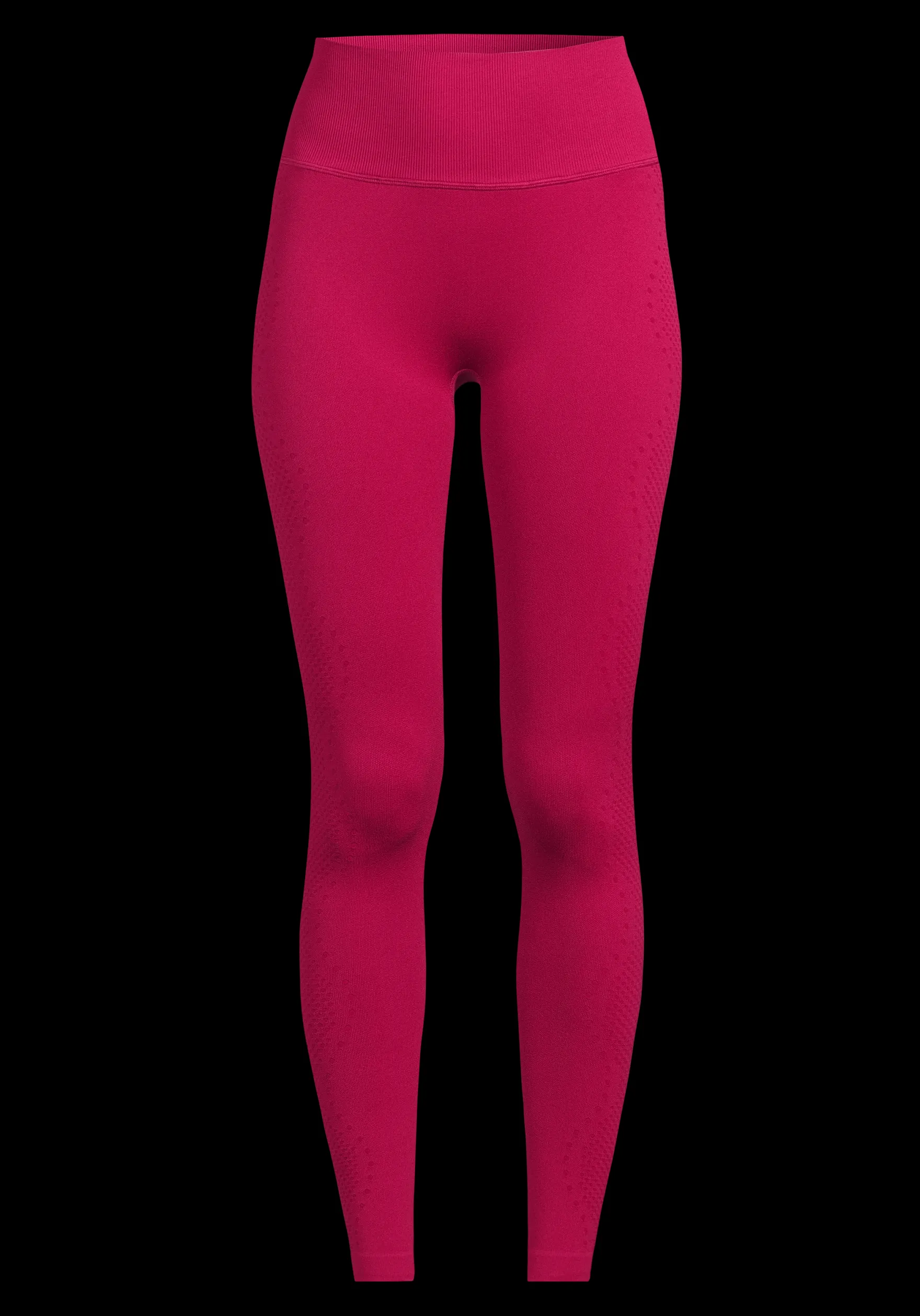 Hot Scallop High Waist Seamless Tights - Tights