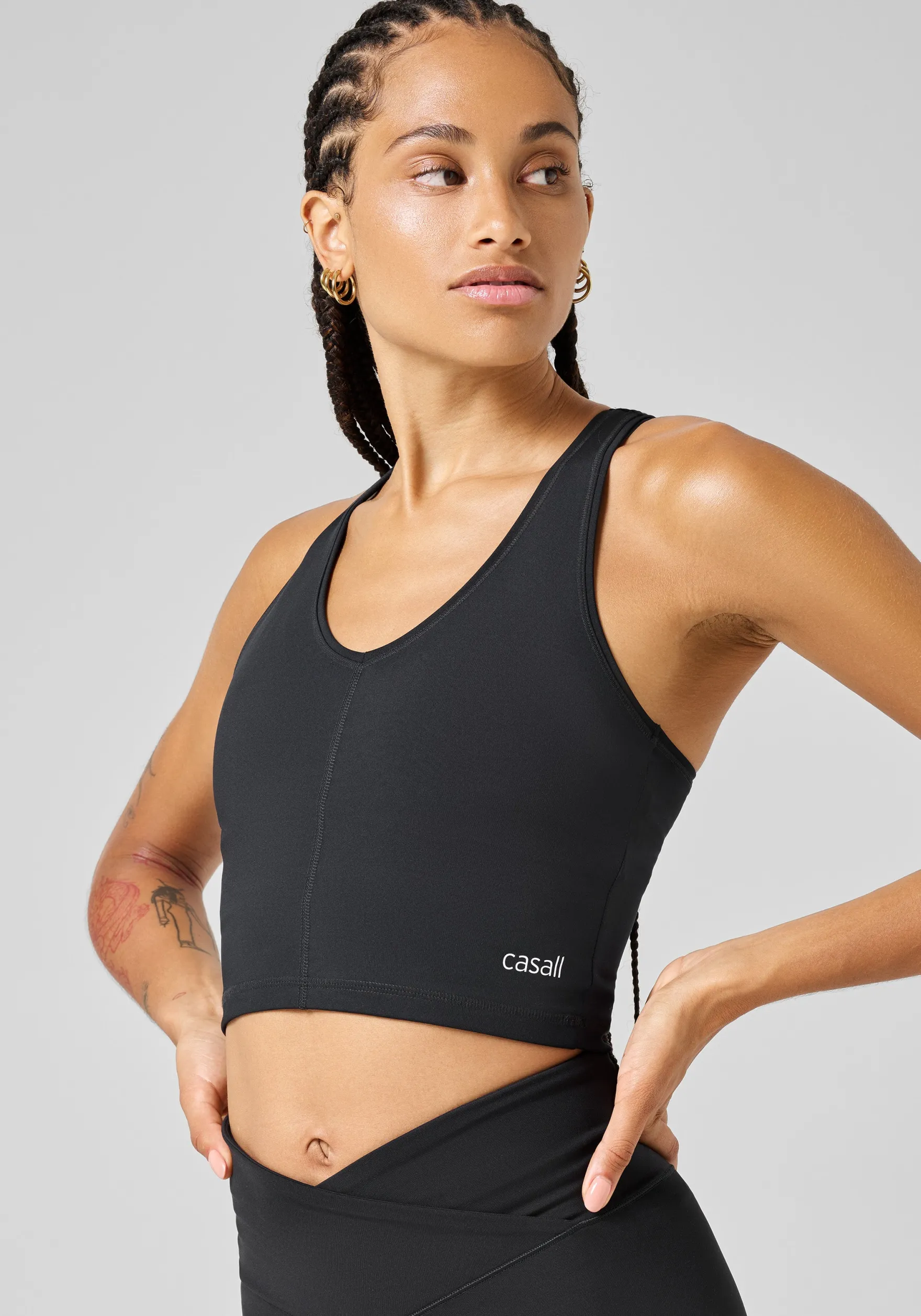 Online Sharp Back Sport Top - Crop Tops|Singleter