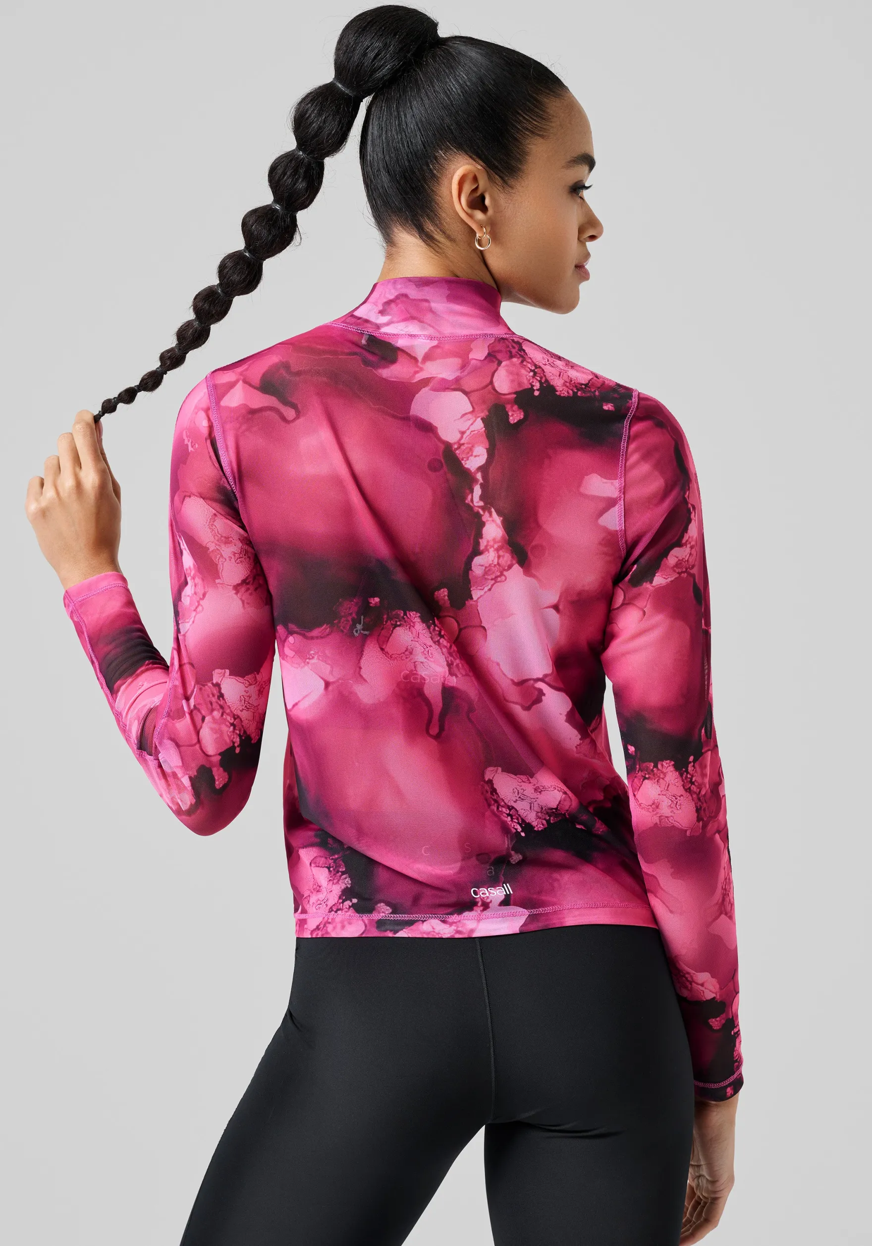 New Sheer Mock Neck Longsleeve - Gensere