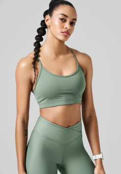 Hot Sleek Strappy Sports Bra - Sports-Bh