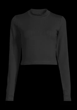 New Soft Rib Mock Neck Long Sleeve - Gensere